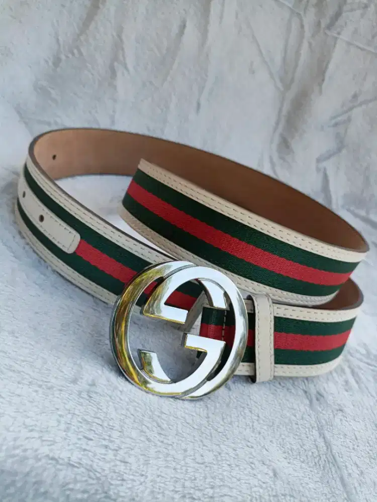 Gucci sabuk cewek cowok baru harga preloved net pas