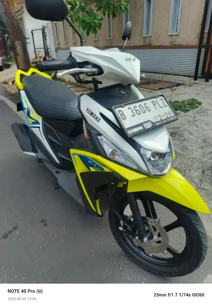 Yamaha mio m3 125 th 2023 std yamaha kunci 2 like new colour good