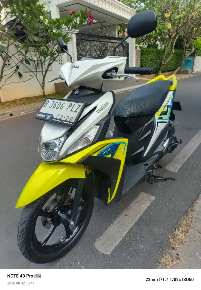 Yamaha mio m3 125 th 2023 std yamaha kunci 2 like new colour good