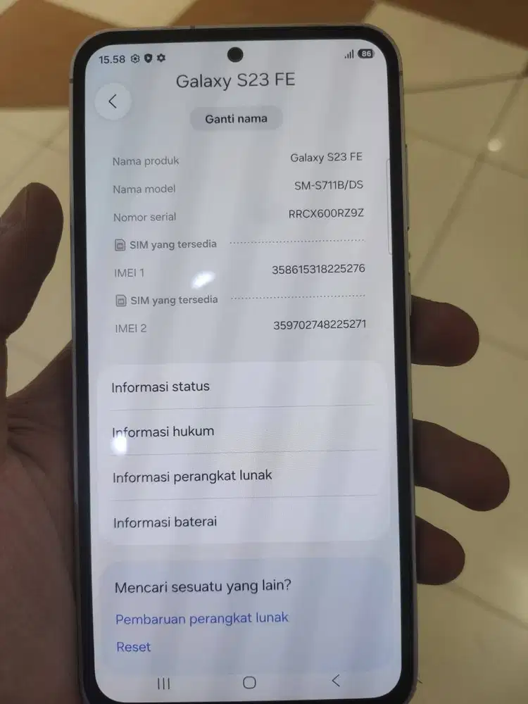 Samsung s23fe ram 8/256