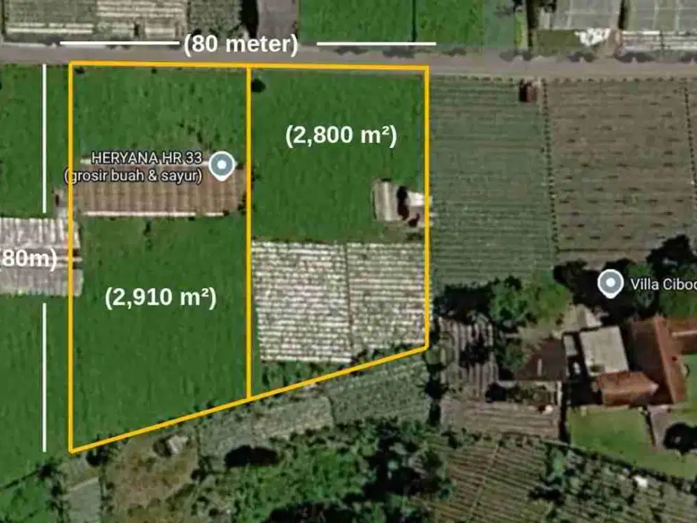 dijual tanah datar murah cocok buat invest di lembang bandung utara
