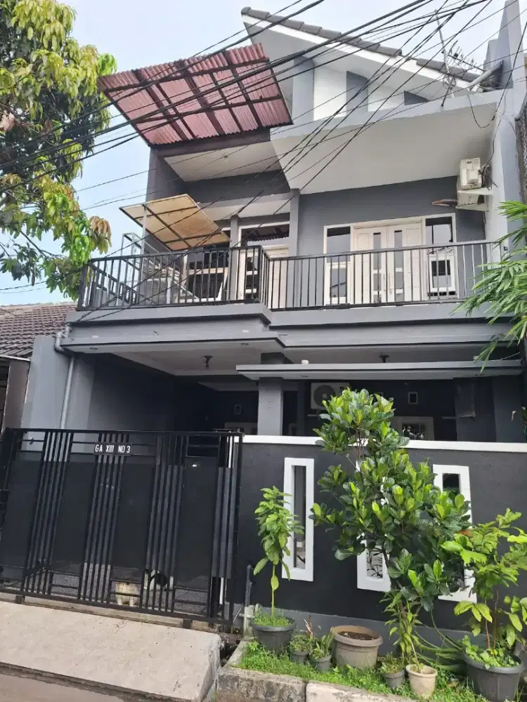 Rumah Minimalis Nyaman, 3Lt, rooftop, 2AC + 2Water Heather(Baru Renov)
