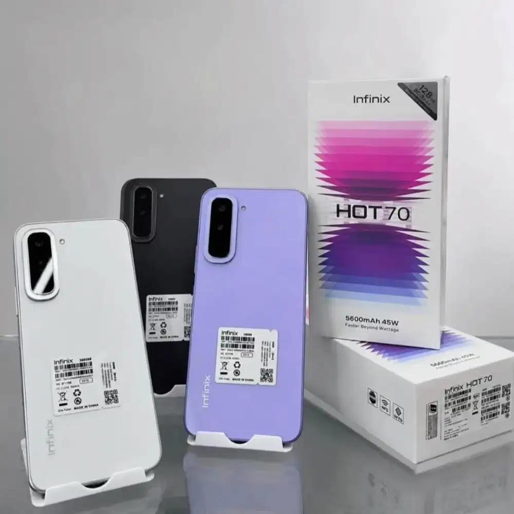 Infinix Hot 70 4/128GB 6/128GB 6/256GB 8/128GB Garansi Resmi