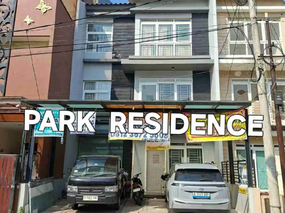 Dijual Rumah Park Residence, 7x15, 108 m2, 3 lt, 4+1 kt, 3+1 km, shm