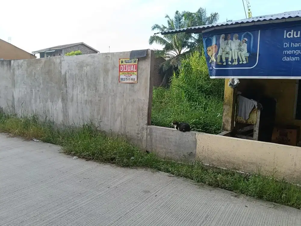 Rumah sewa dua pintu + tanah