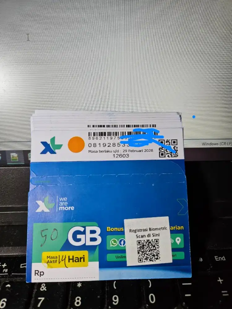 Kartu 5G XL Kuota 50GB 14Hari Khusus HP Yang Sudah 5G