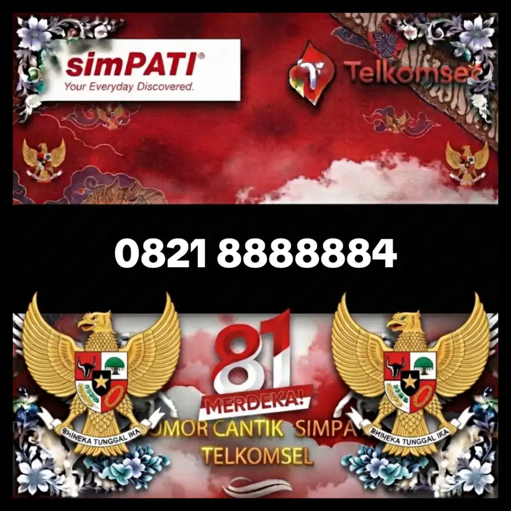 Nomor cantik simpati Telkomsel super