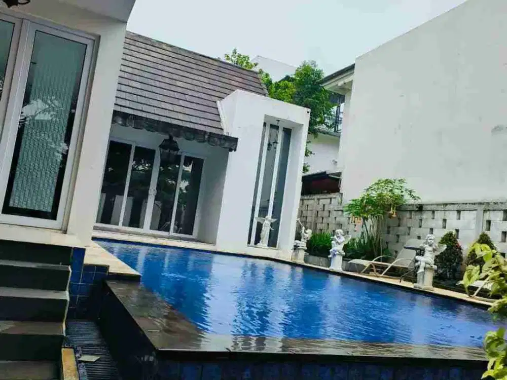 Dijual Rumah Rancamaya Golf View, pemandangan Gunung Salak