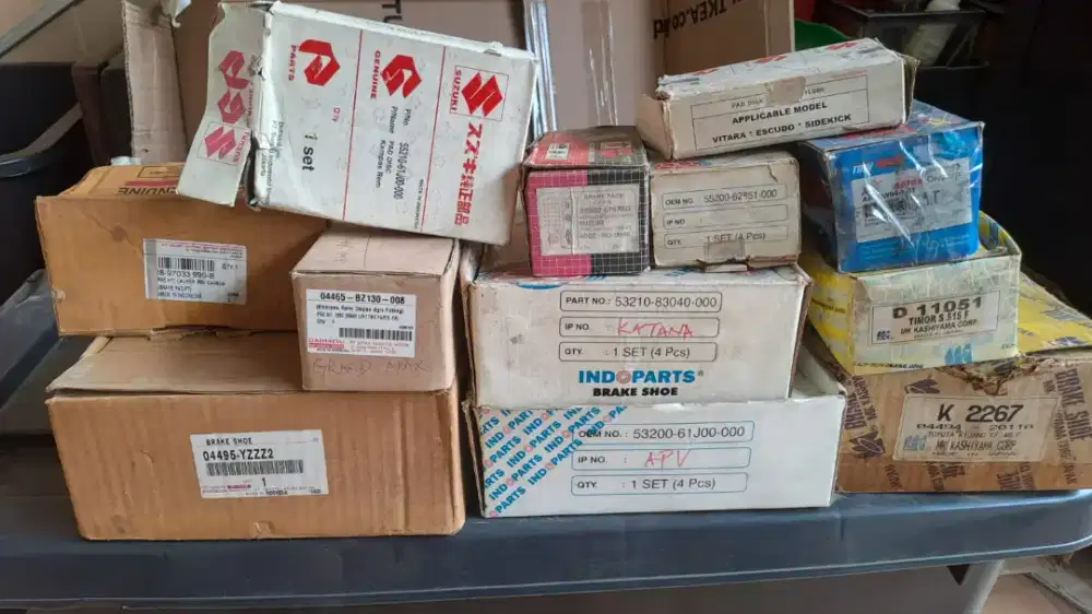 Kampas rem depan dan belakang. Grand max/kijang kapsul belakang dll.
