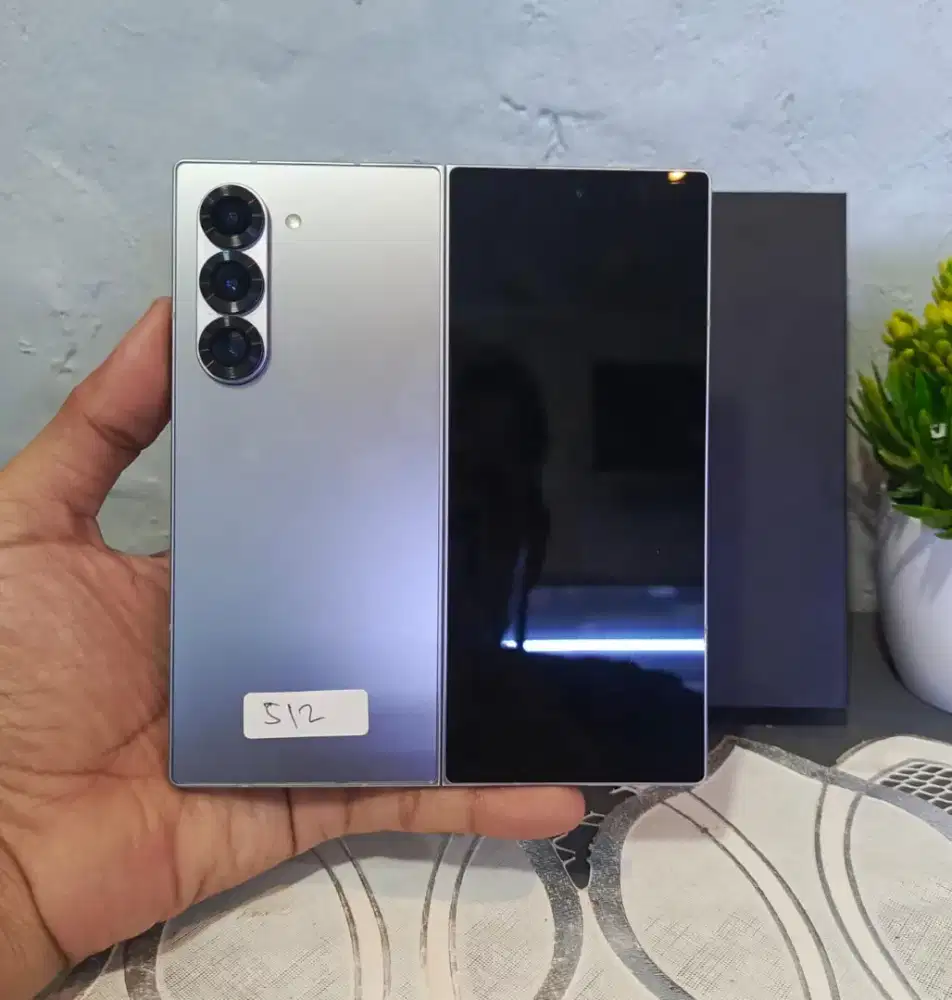SAMSUNG Z FOLD 6 5G RAM 12/512GB ORIGINAL SEIN MULUS NORMAL FULLSHET