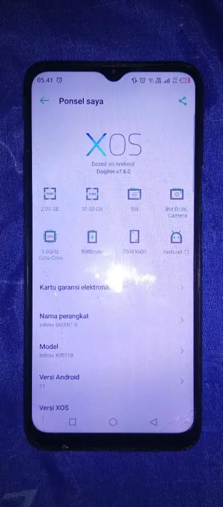 INFINIX SMART 6 PF/HD