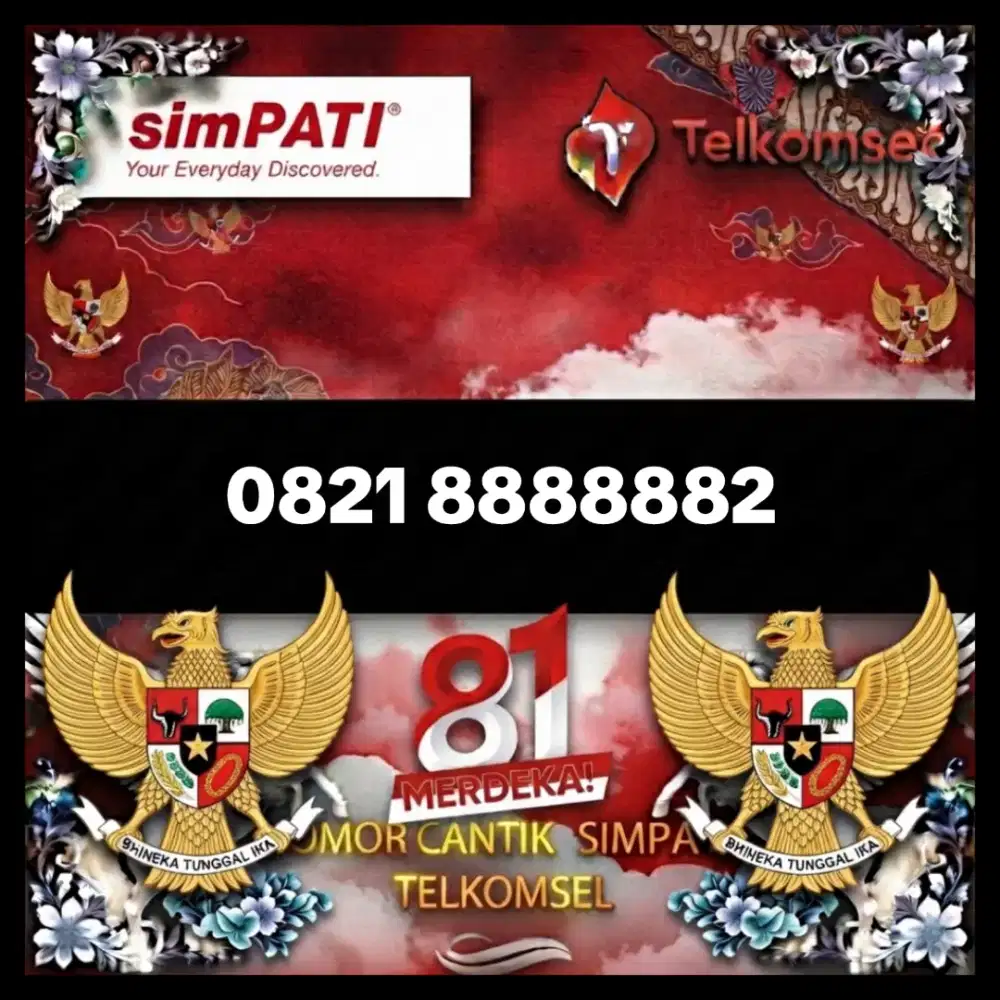 Nomor cantik simpati Telkomsel super