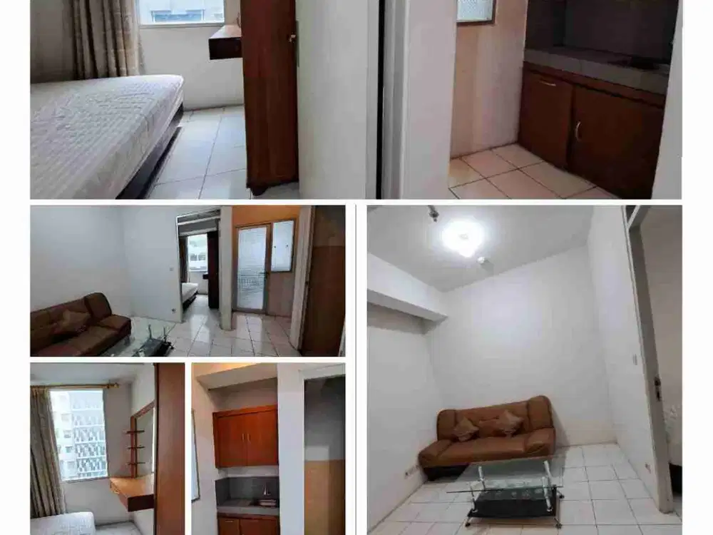 Apartemen Menteng Square Salemba disewakan bulanan semi furnished lantai rendah terawat bersih
