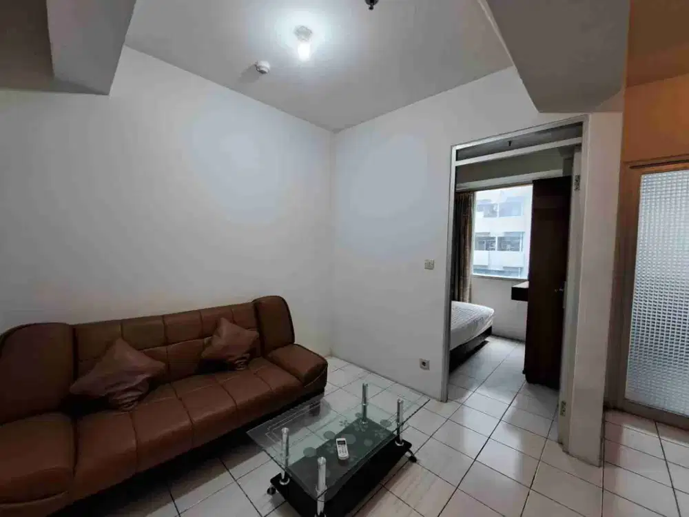 Apartemen Menteng Square dekat Rscm Jakpus 1 BR tahunan disewakan termurah lantai rendah