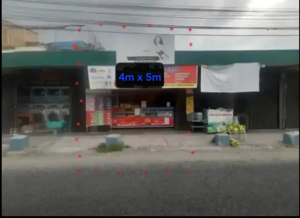 Kios usaha berbagai ukuran - letak strategis dekat HM Yamin/ Pancing
