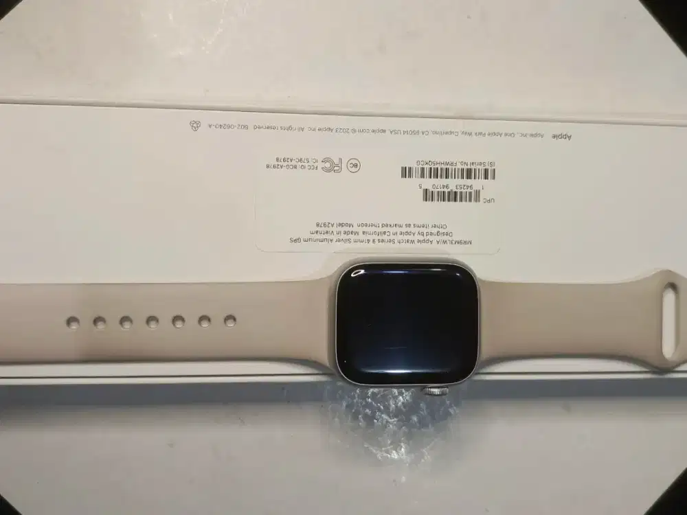 apple watch series 9 41mm mulus lengkap BH 98%