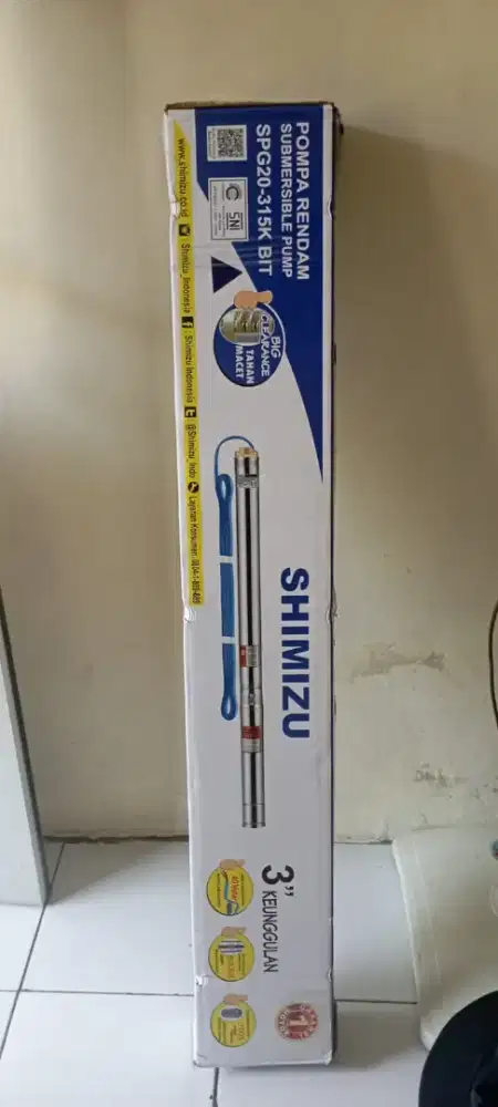 Mesin pompa sibel  merk Shimizu 3in type SPG20-315k BIT