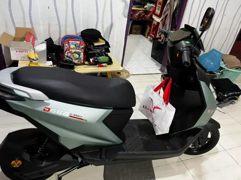 Sepeda listrik uwinfly D66B silver