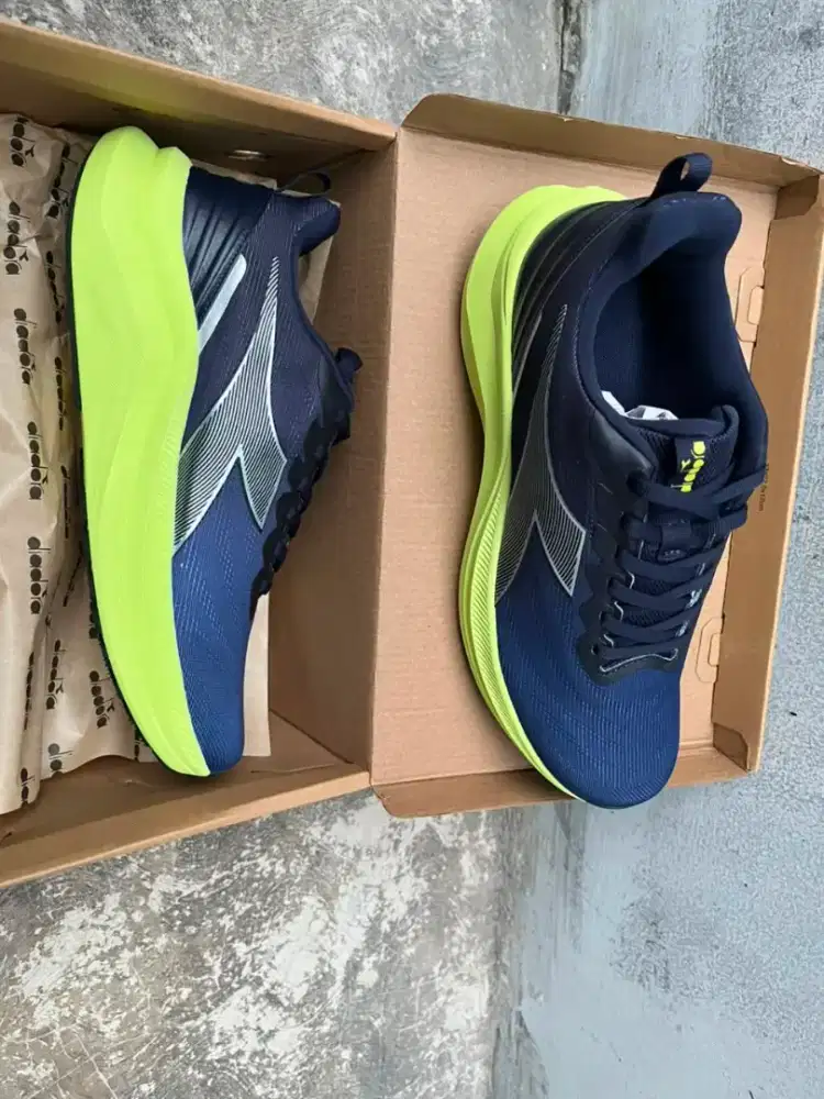 Diadora Running Navy Green (Original)