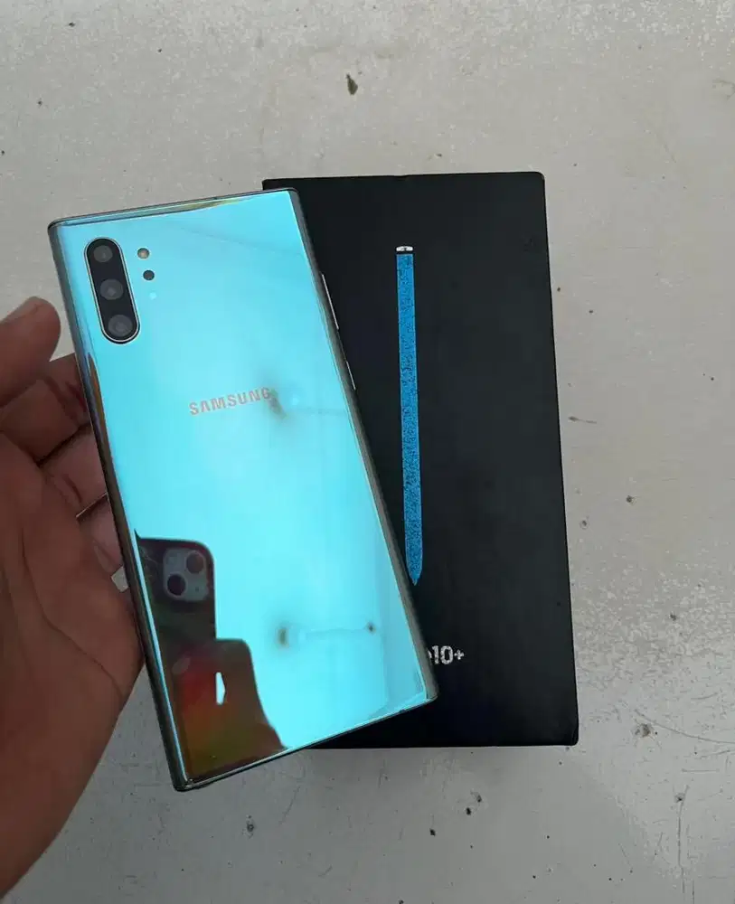 Samsung note10 + 12/256 sein fulset ori mulus