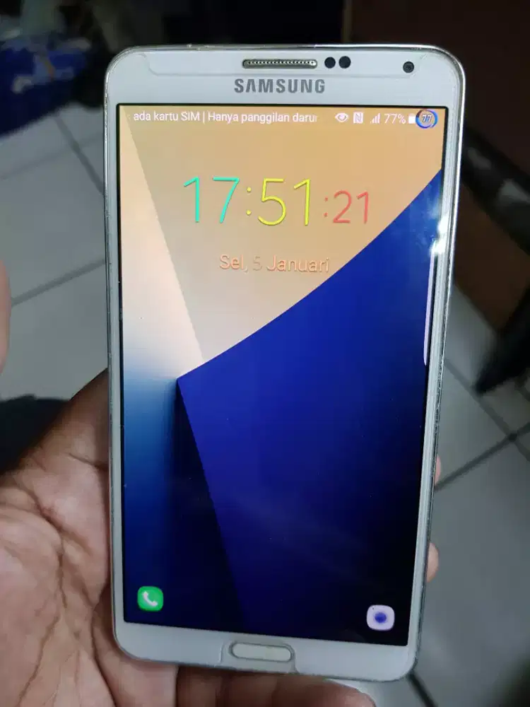Samsung note 3 4G LTE 3/16 batangan minus