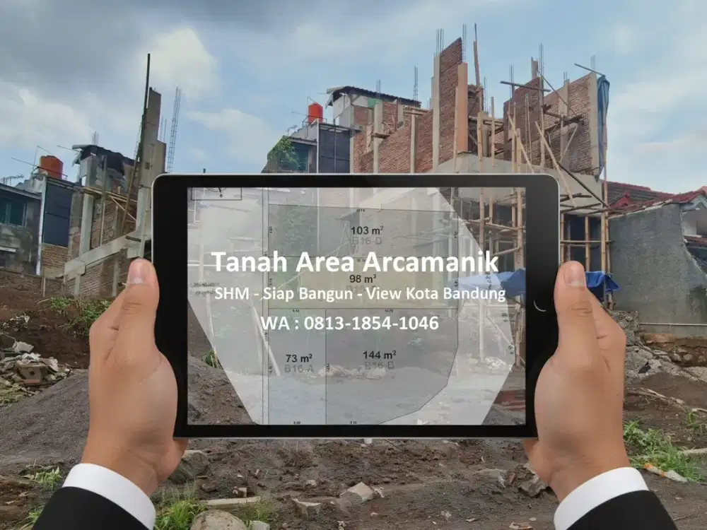 Tanah Murah Arcamanik SHM dan PBG Siap Bangun Rumah View Kota Bandung