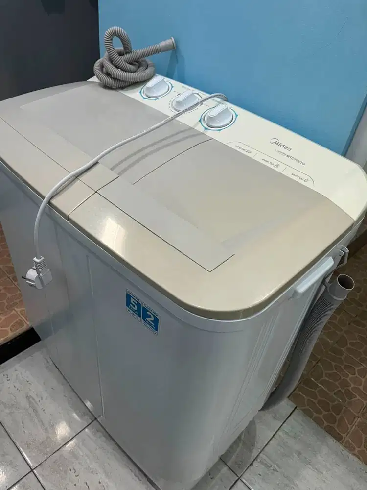 Mesin Cuci Midea 2 Tabung Normal Lancar
