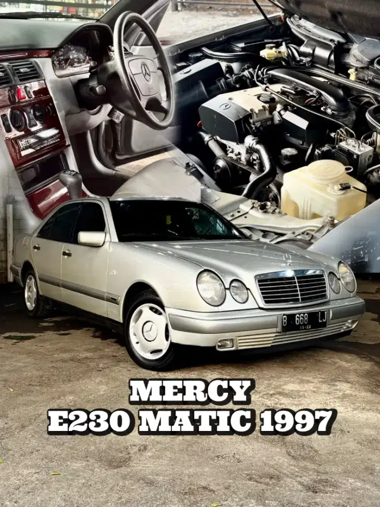 Mercedes Benz Mercy E230 Boxer AT Matic 1997 Low KM Tangan Pertama