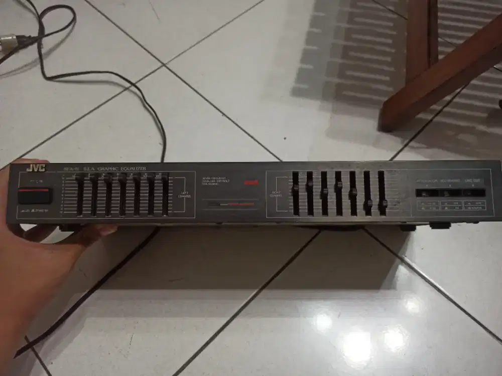 equalizer jvc sea-11 stereo 2x7band 14channel equalizer vintage