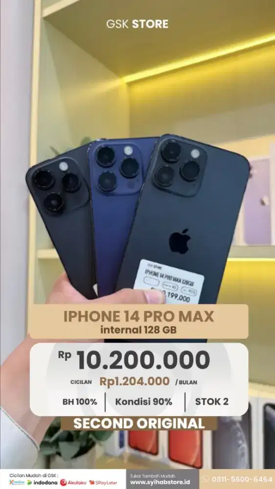 KREDIT IPHONE SECCOND TANPA DP