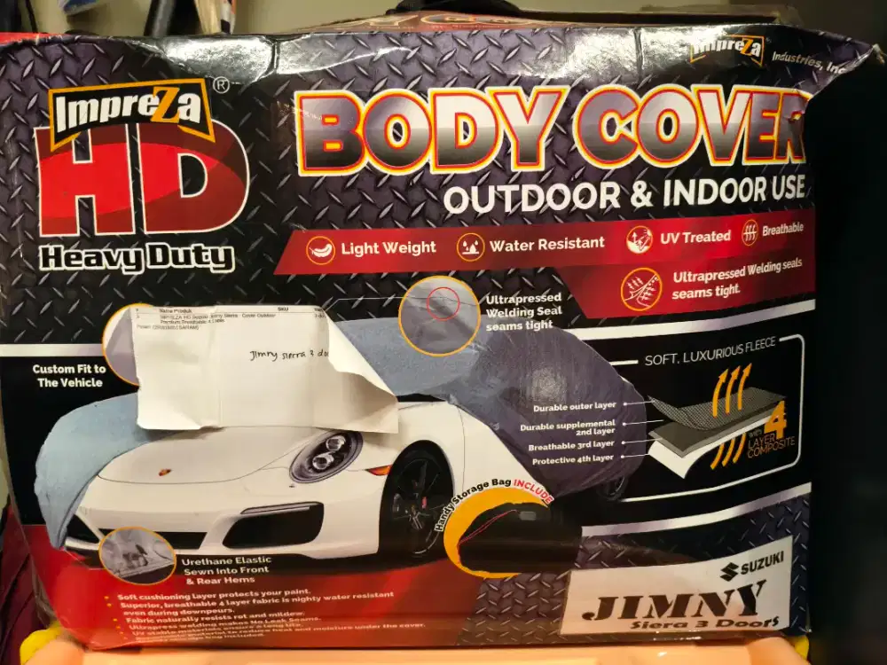 Body cover Jimny 3 pintu Impreza Heavy Duty Original