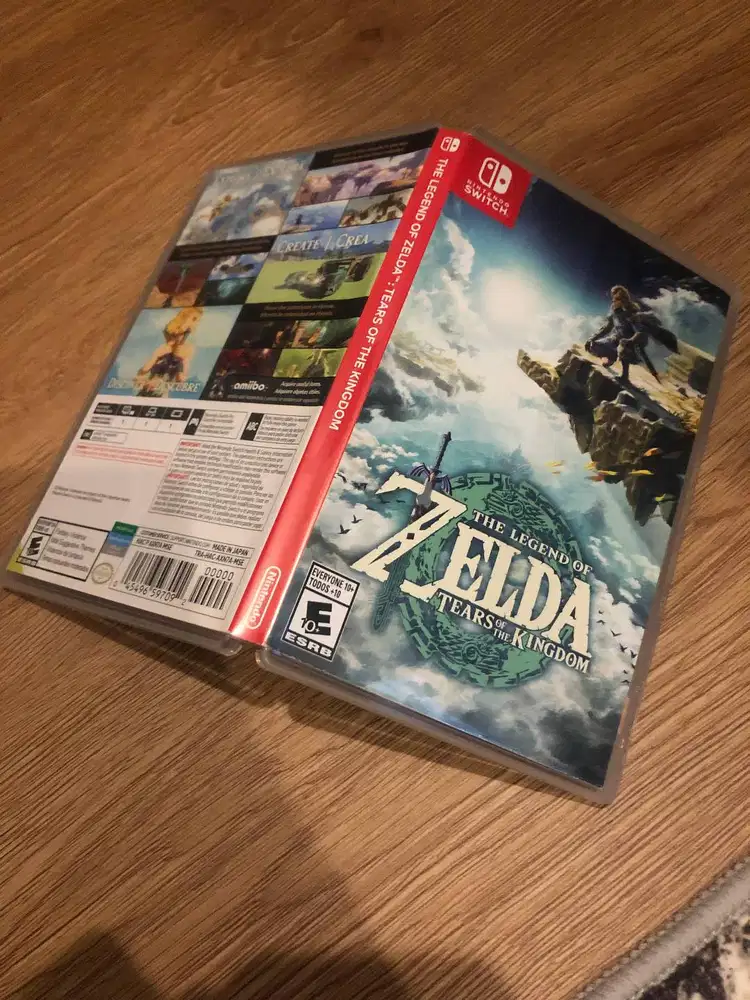 Cartridge Game Nintendo Switch Zelda Tears of the Kingdom (TOTK)