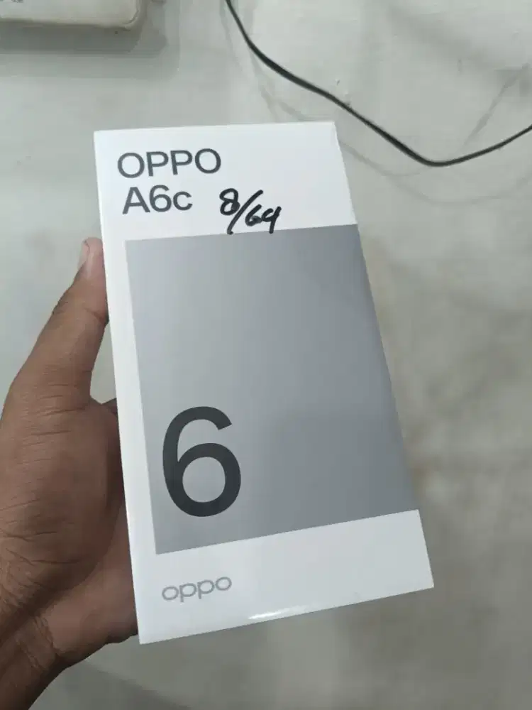 New Oppo a6c ram4/64 garansi resmi 1 tahun
