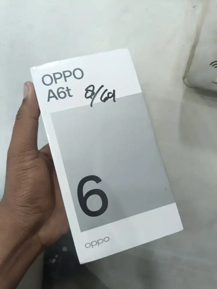 New Oppo  a6t ram4/64 garansi resmi 1 tahun