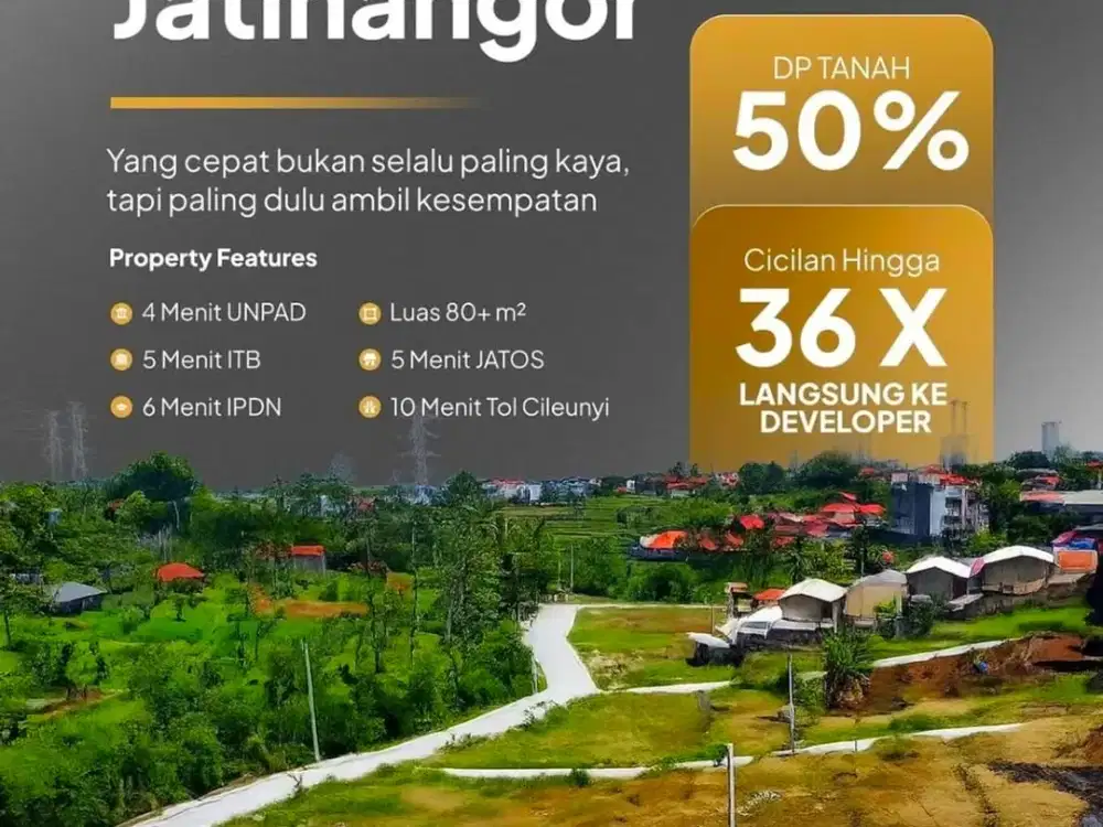 Kavling Hegarmanah Geulis Residence Cocok Bangun Rukost dekat Unpad