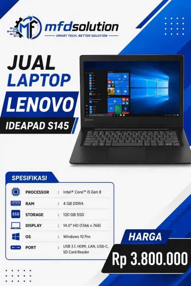Laptop Lenovo Ideapad s145