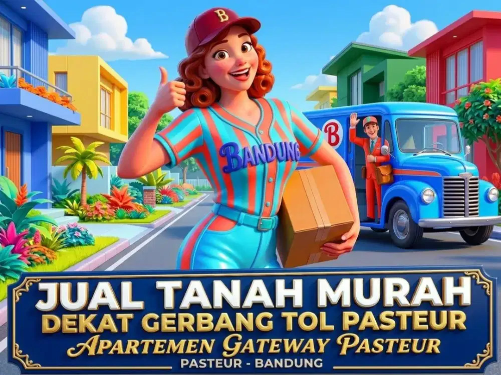 JUAL TANAH DI GUNUNG BATU, CICENDO, PASTEUR, BANDUNG KOTA.