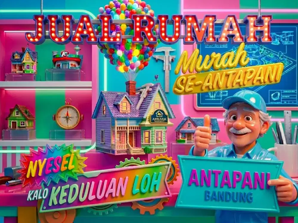 JUAL RUMAH DI ANTAPANI, ARCAMANIK, BANDUNG KOTA.