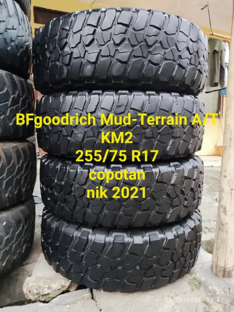 Ban 255/75 ring 17 BFGOODRICH MUD TERRAIN T/A KM2 COPOTAN