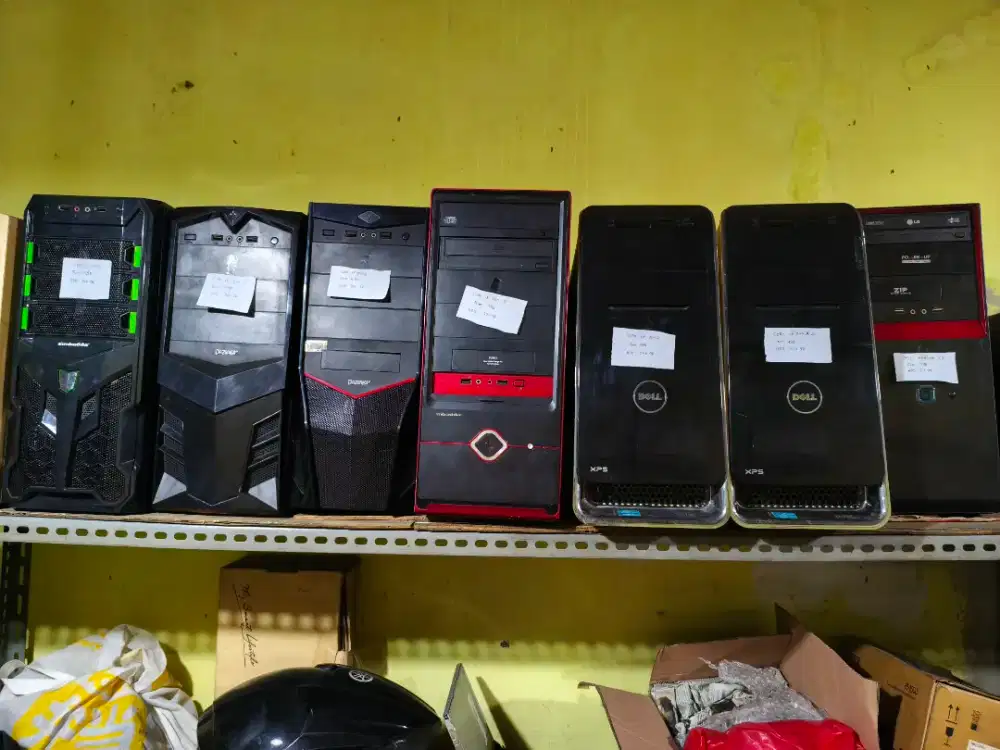 Borongan 7 Unit PC Komputer Office Spek Baca Deskripsi.