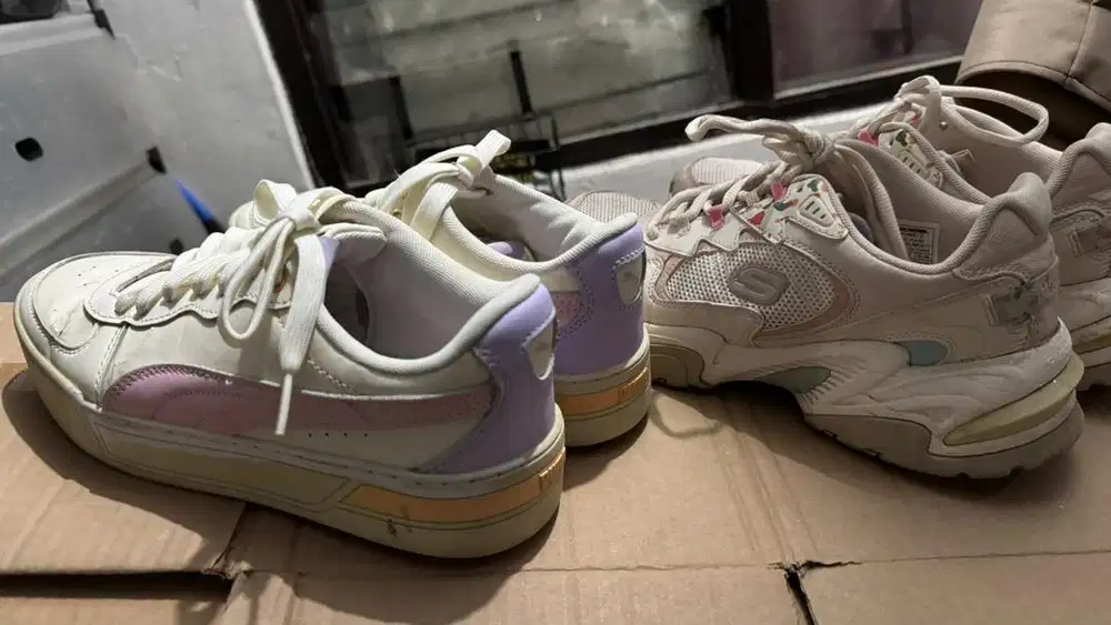 Jual Sepatu Good Condition Wanita Puma dan Skechers