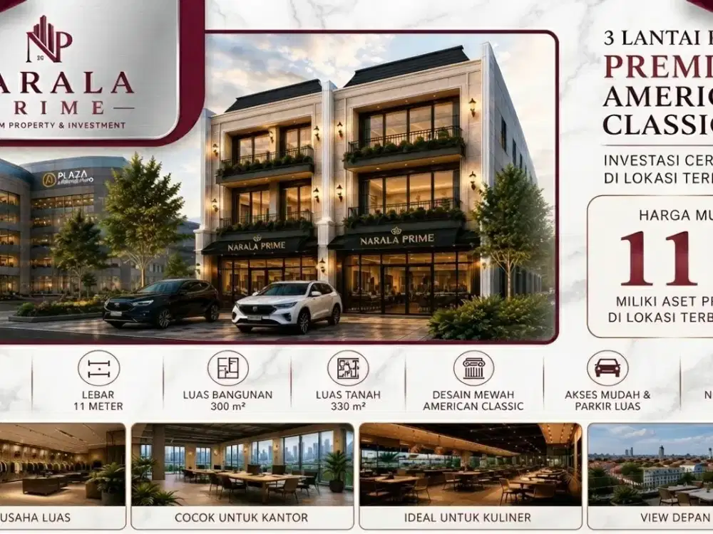Ruko Premium 3 Lantai Dekat Plaza Ambarukmo Jogja – Legalitas SHM