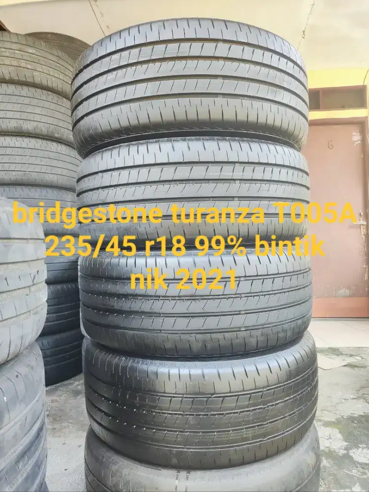Ban 235/45 r18 99% bintik bridgestone turanza t005a copotan