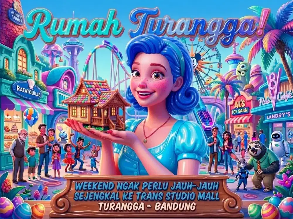 JUAL RUMAH DI TURANGGA, BUAH BATU, BATUNUNGGAL, BANDUNG KOTA.