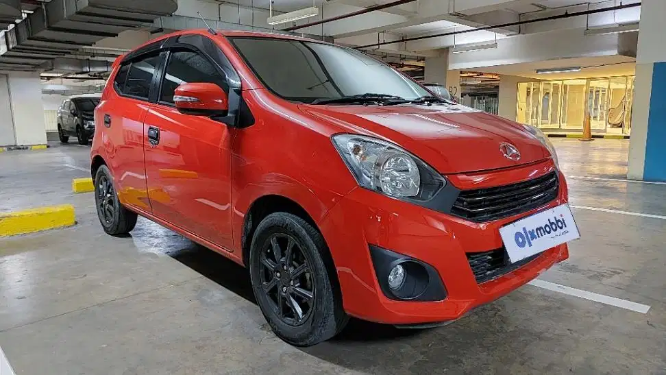 TDP 5, JT Daihatsu Ayla 1.0 X Bensin-AT Merah 2018