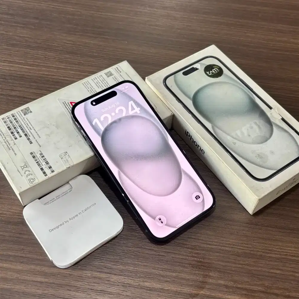 IPhone 15 128GB [ Black ] Garansi Resmi iBox