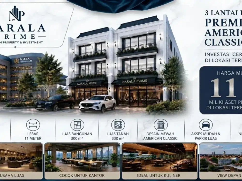 Investasi Ruko 3 Lantai di Depan Plaza Ambarukmo Jogja