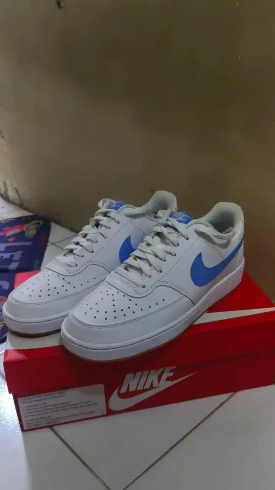 Nike court vision low, cuma sekali dipakai. Like new. Original. Murmer