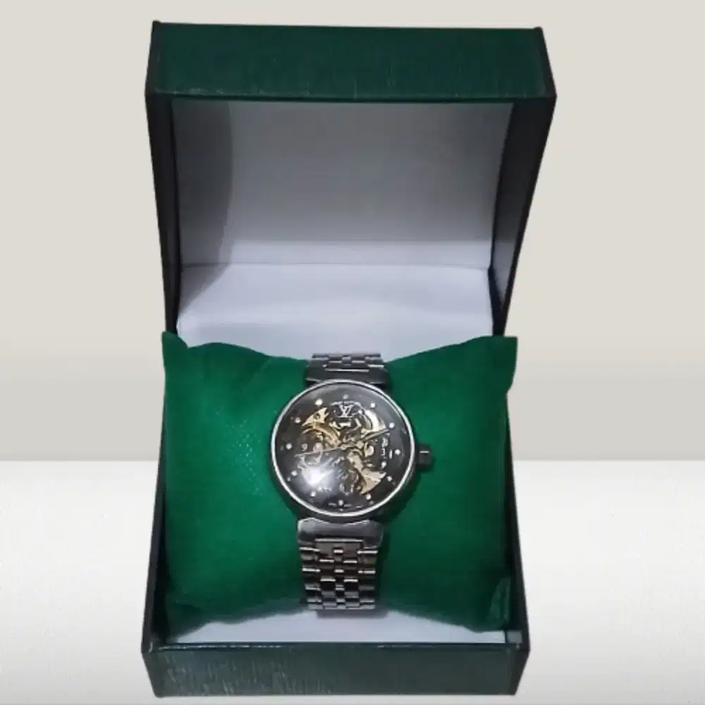 LV Vintage Antik Ukiran seperti Batik Mesin Automatic