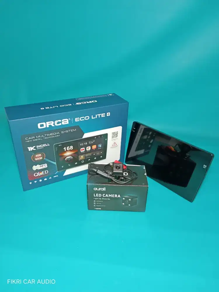 Head Unit Android ORCA ECO LITE+ ADR-9988 QLED 9 4/64 & Camera Parkir